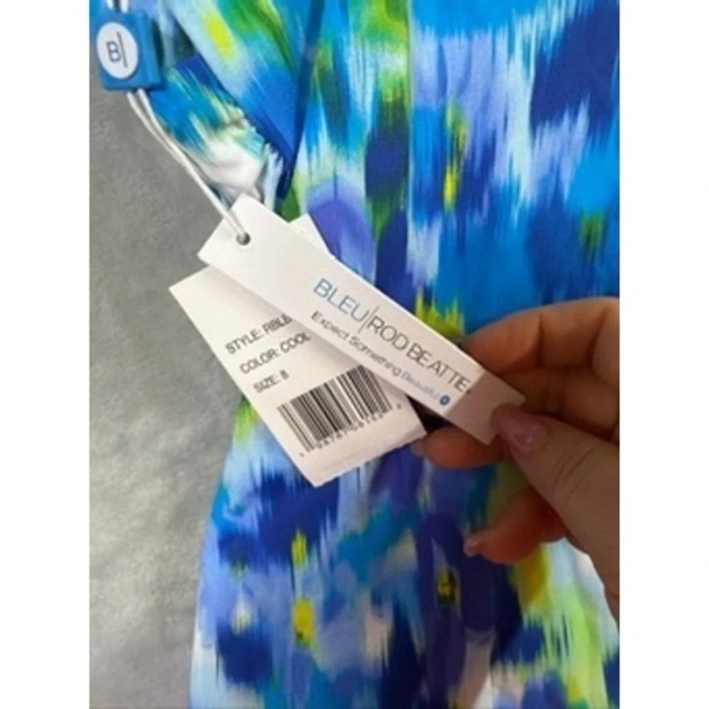 Bleu by Rod Beattie Life's A Beach Tankini Top & Sarong Hipster Bikini Bottoms 8